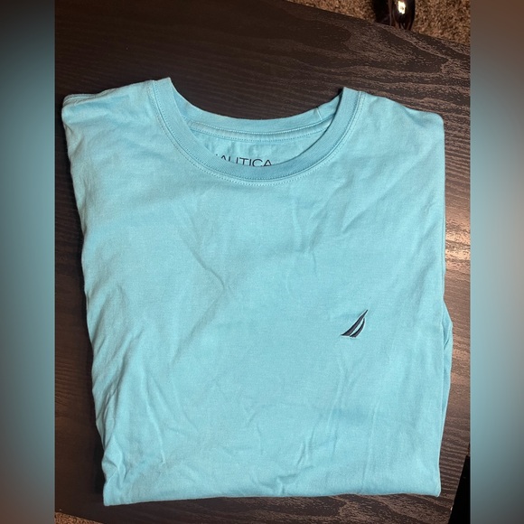 Men's Nautica Blue Tee Size Medium - Picture 1 of 4